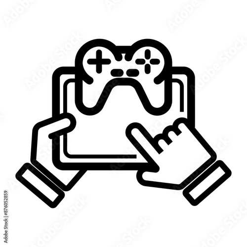 game Line Icon