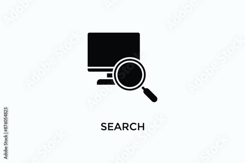 Search Vector Icon Or Logo Illustration