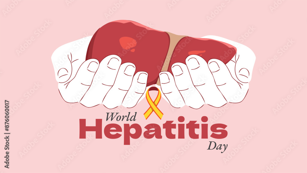 World Hepatitis Day, hands holding liver symbolize care and awareness World Hepatitis Day, hands holding liver symbolize care and awareness