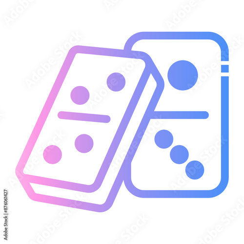 dominos Line Gradient Icon