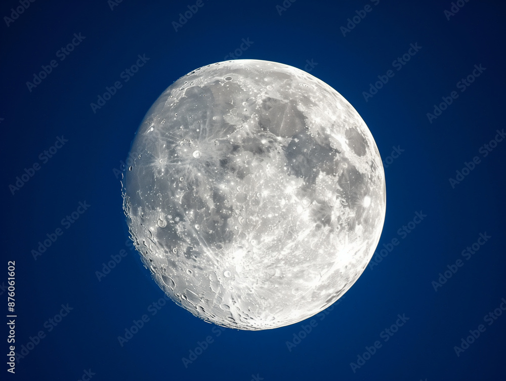 Moon in early morning sky Moon in early morning sky