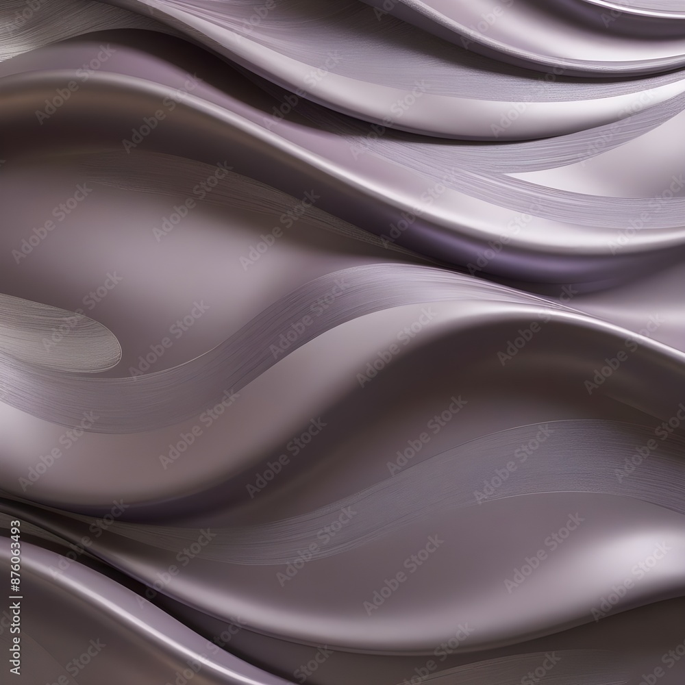 Obraz premium Grey wallpaper texture with abstract wavy pattern background Gerenative AI