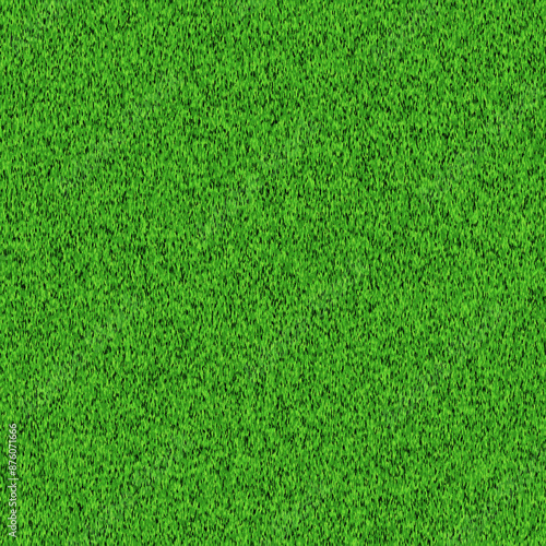 Green grass field background top view for soccer, golf, baseball, football. Realistic summer fresh lawn carpet. Green field wallpaper. Vector illustration