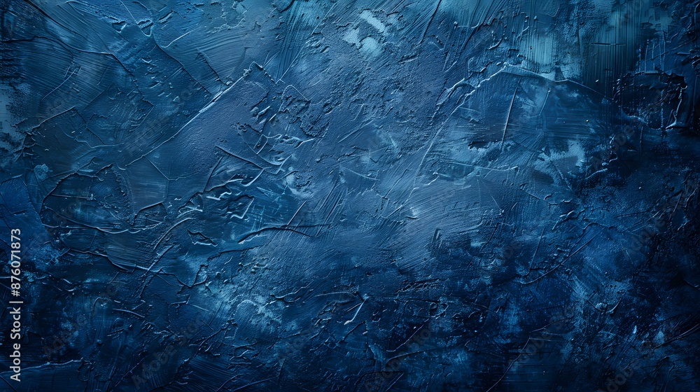 Grunge navy dark blue abstract texture background. Blue paint on old vintage concrete stucco wall surface with grain pattern for template banner graphic creative art card design, backdrop, wallpaper. Grunge navy dark blue abstract texture background. Blue paint on old vintage concrete stucco wall surface with grain pattern for template banner graphic creative art card design, backdrop, wallpaper.