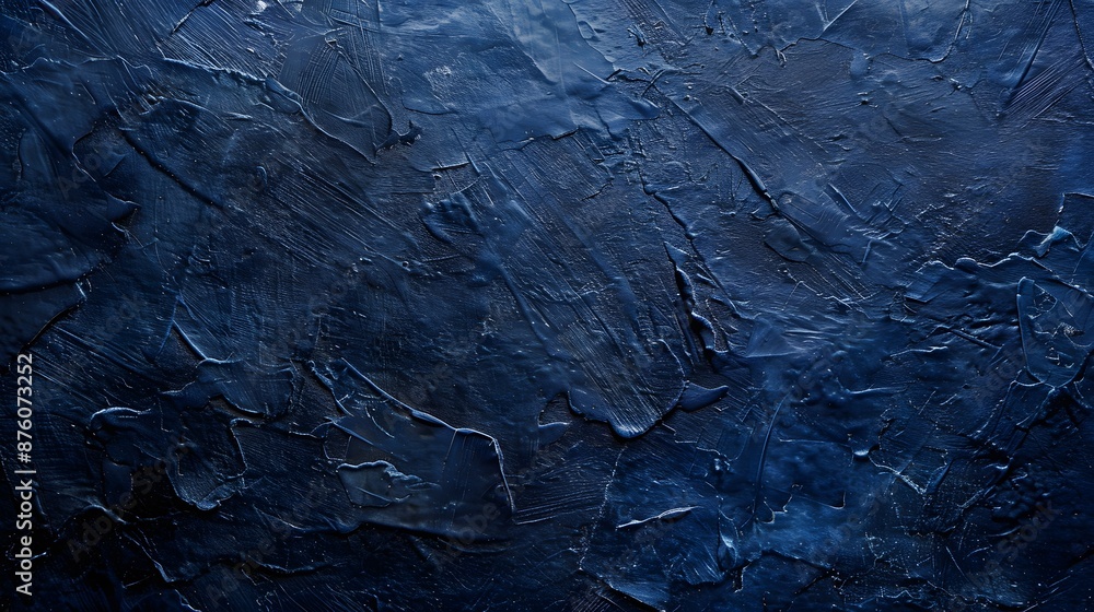 Grunge navy dark blue abstract texture background. Blue paint on old vintage concrete stucco wall surface with grain pattern for template banner graphic creative art card design, backdrop, wallpaper. Grunge navy dark blue abstract texture background. Blue paint on old vintage concrete stucco wall surface with grain pattern for template banner graphic creative art card design, backdrop, wallpaper.