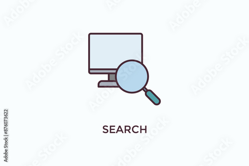 Search Vector Icon Or Logo Illustration