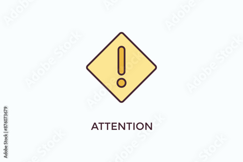 Free Download Attention. Vector Icon Or Logo Illustration - GFXLoad