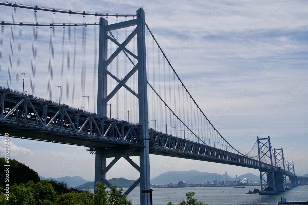 Seto Ohashi Bridge crossing the Seto Inland Sea Seto Ohashi Bridge crossing the Seto Inland Sea