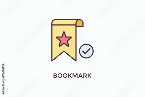 Free Download Bookmark Vector Icon Or Logo Illustration - GFXLoad