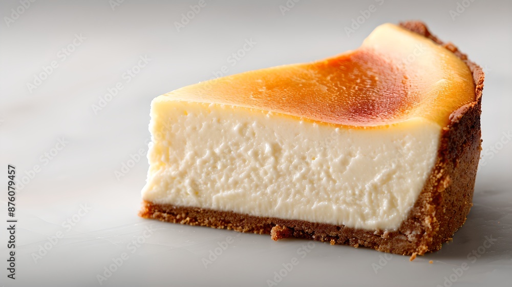 10. New York-Style Cheesecake: A rich and creamy cheesecake with a buttery graham cracker crust, arranged on a solid background. Captured in high resolution (8k) with sharp focus, 10. New York-Style Cheesecake: A rich and creamy cheesecake with a buttery graham cracker crust, arranged on a solid background. Captured in high resolution (8k) with sharp focus,