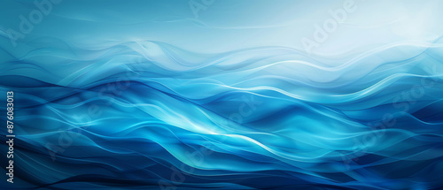 Blurred blue abstract design with soft, calm details