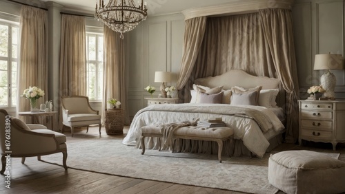 Elegant Vintage Bedroom Design