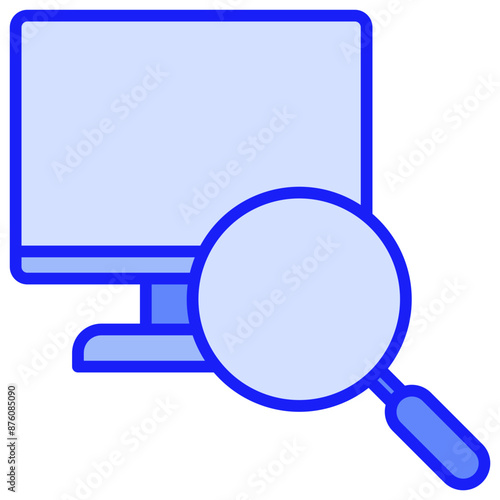 Search Blue Icon