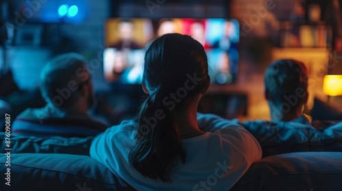 Electorate watching a televised party ad, Parties, Broadcast political advertising