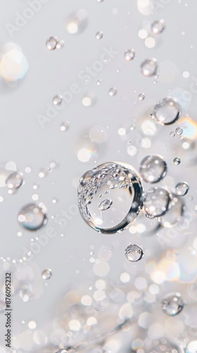 Wallpaper Mural Water drops on background Torontodigital.ca