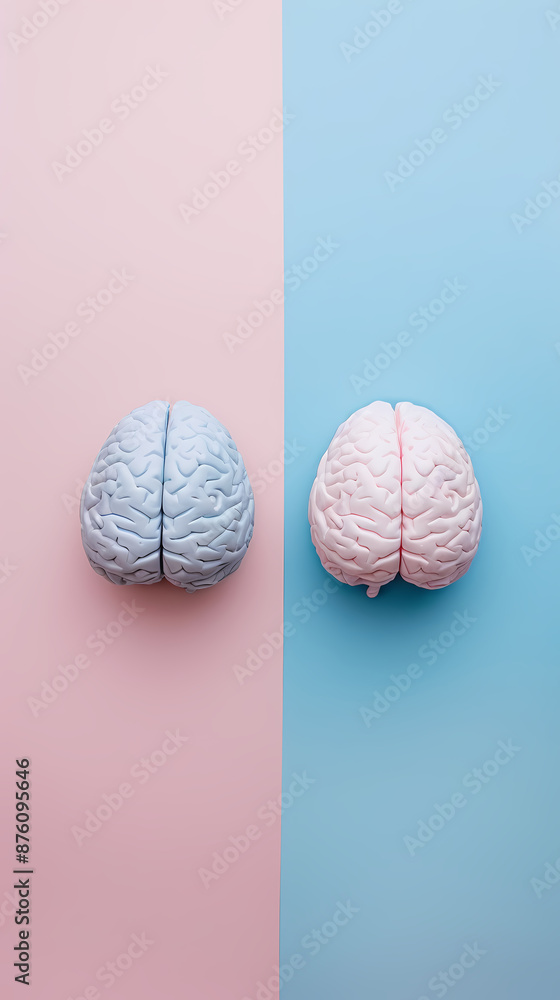 Top view of the brain Top view of the brain