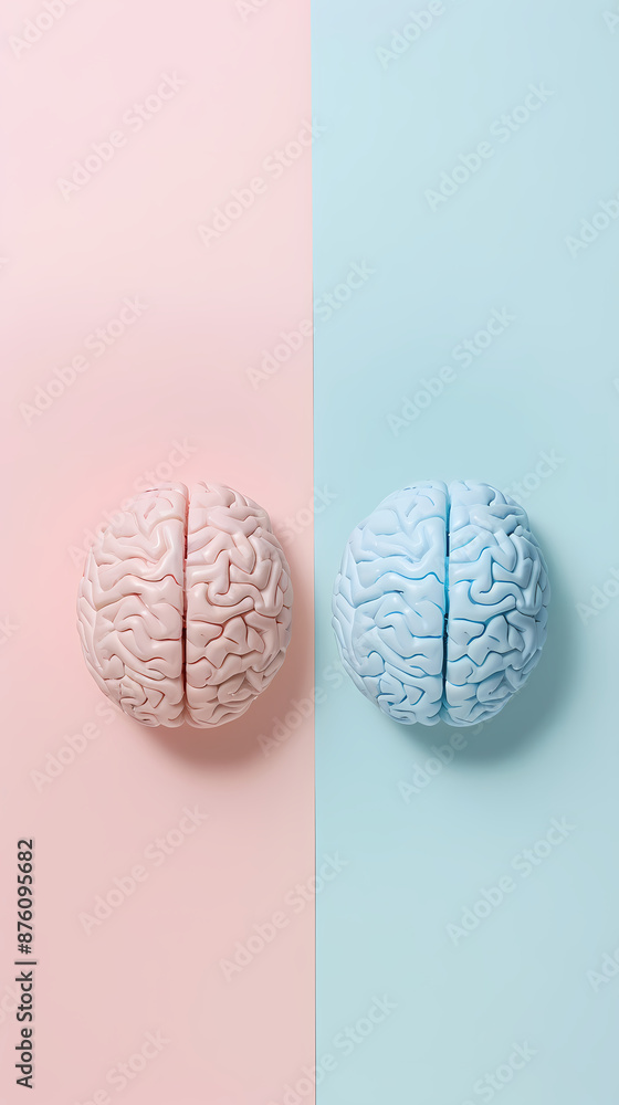 Top view of the brain Top view of the brain