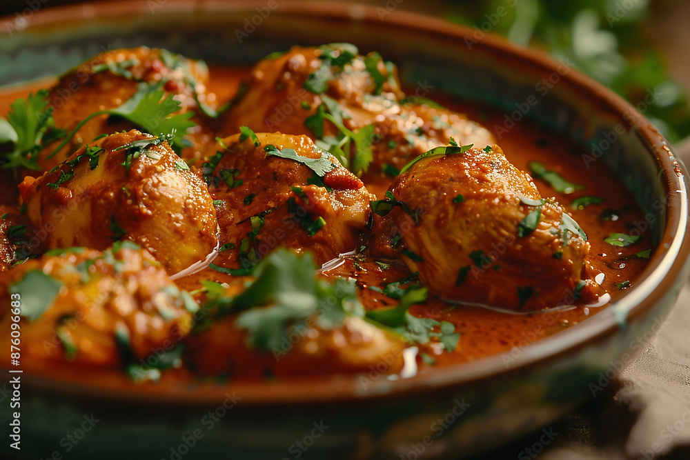 Michelin starred Chicken Tikka Masala, food photography Michelin starred Chicken Tikka Masala, food photography