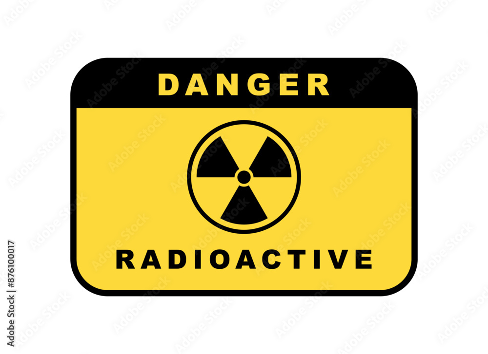 Nuclear Hazard Ionizing Radiation Danger X Rays Trefoil Warning Symbol Black and Yellow Icon. radiation warning sign, black and yellow hazard symbol Nuclear Hazard Ionizing Radiation Danger X Rays Trefoil Warning Symbol Black and Yellow Icon. radiation warning sign, black and yellow hazard symbol
