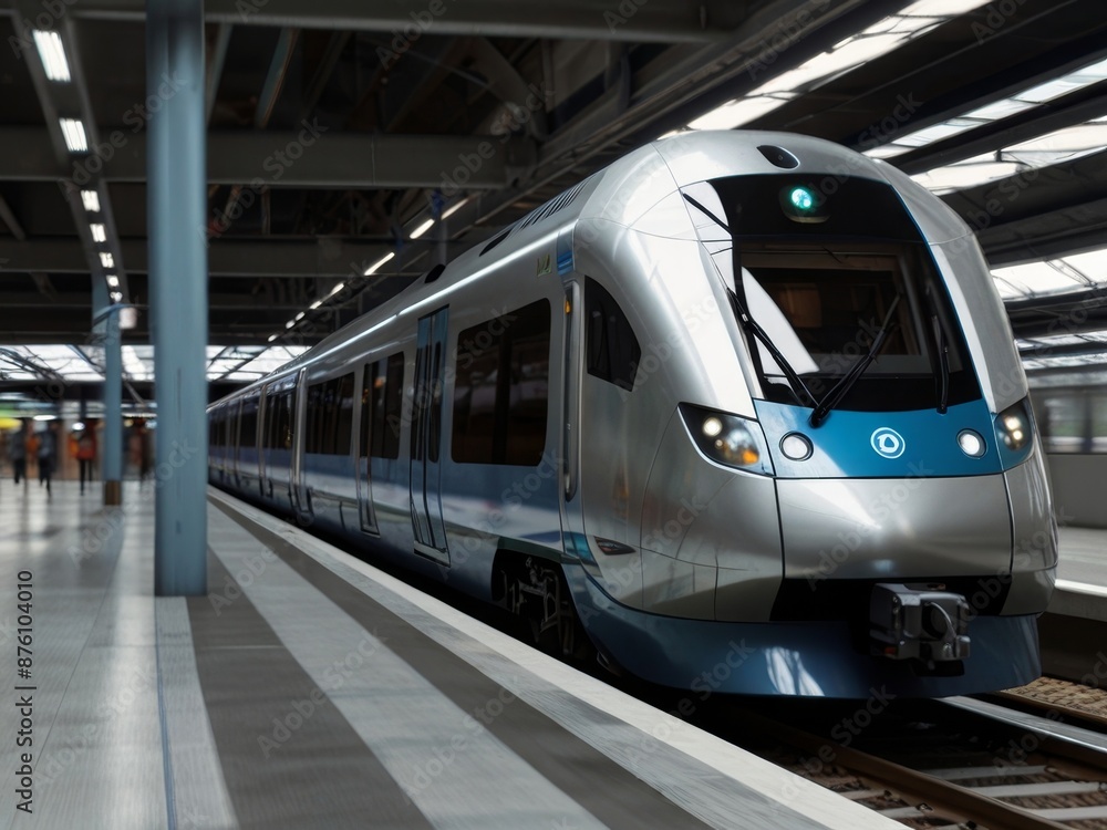 Fototapeta premium Modern High-Speed Train