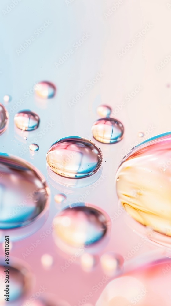 Fototapeta premium Water drops on background
