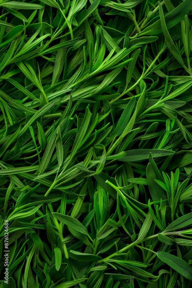 Tarragon texture background, estragon leaf banner, Artemisia dracunculus pattern, fresh herbal leaves Tarragon texture background, estragon leaf banner, Artemisia dracunculus pattern, fresh herbal leaves