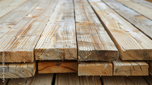 Stacks of Lumber and Building Materials on Warehouse Storage

 photo