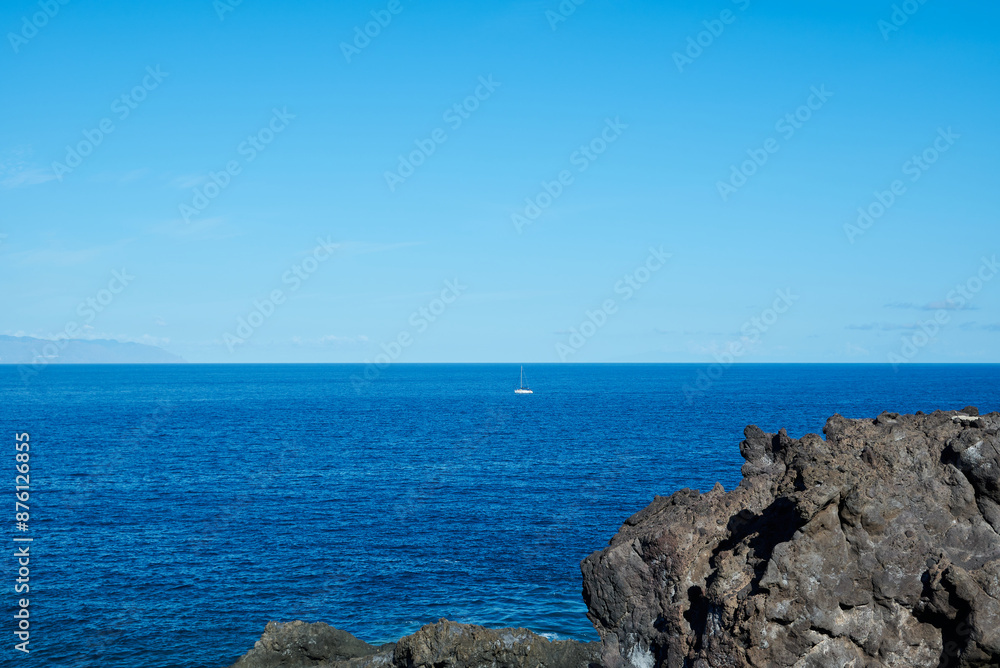 Atlantic Ocean and Los Gigantes view from Tenerife Island Spain Atlantic Ocean and Los Gigantes view from Tenerife Island Spain
