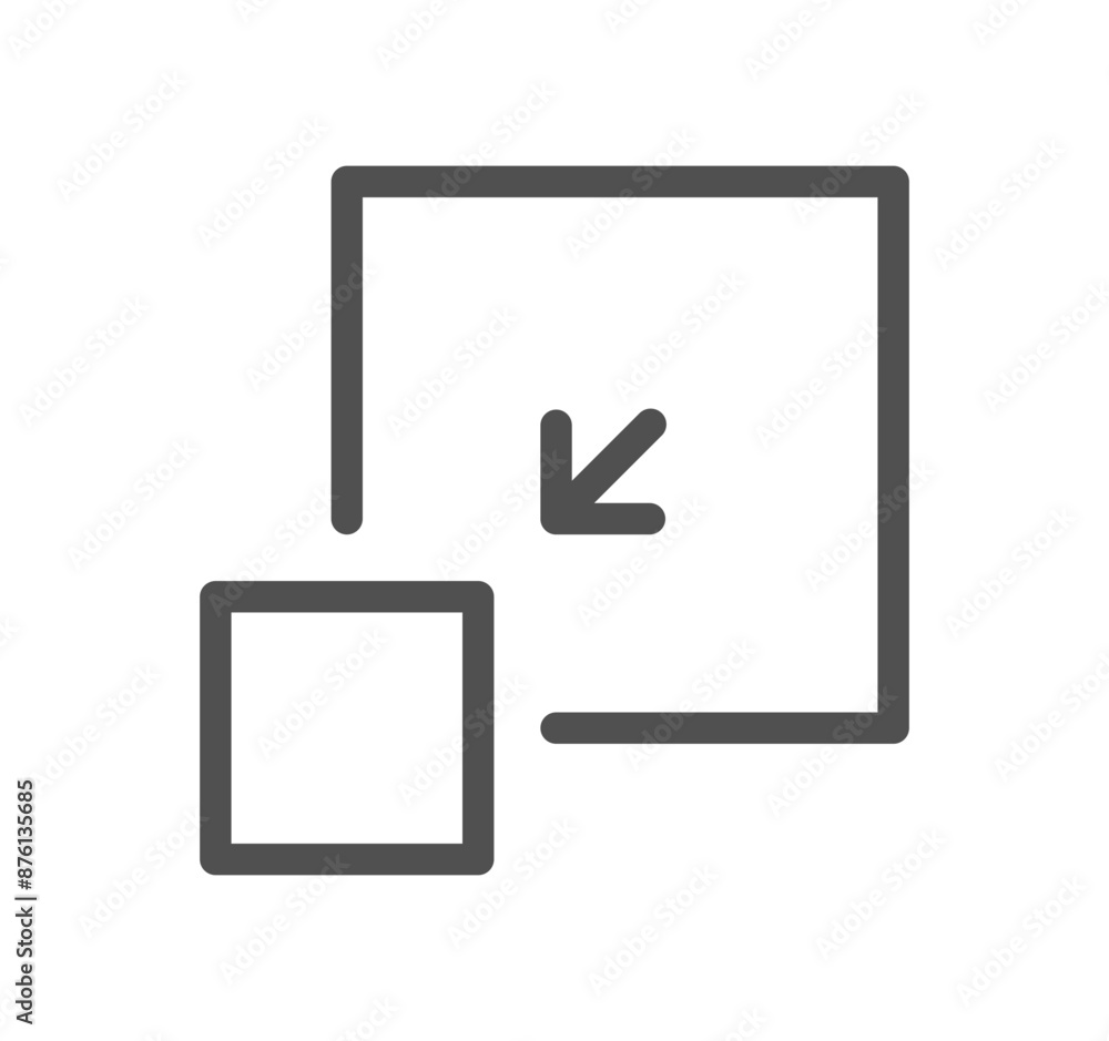 Arrow icon outline and linear vector.
Arrow icon outline and linear vector.