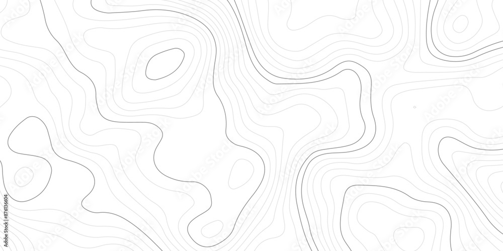 Black and white wavy paper curve relief abstract topographic map background. Geographic mountain relief. Topographic map lines, contour background. Abstract wave lines background. Vector illustration. Black and white wavy paper curve relief abstract topographic map background. Geographic mountain relief. Topographic map lines, contour background. Abstract wave lines background. Vector illustration.