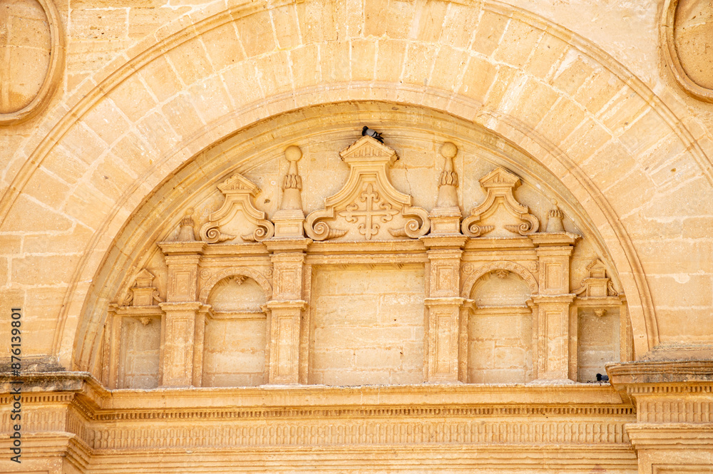 Obraz premium Royal Collegiate Church of Santa Maria la Mayor in Antequera, Spain
