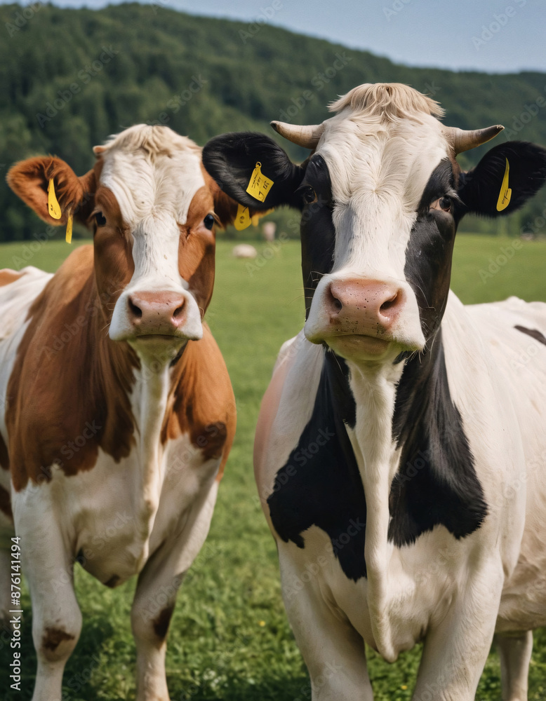 Curious Cows in Pasture Curious Cows in Pasture