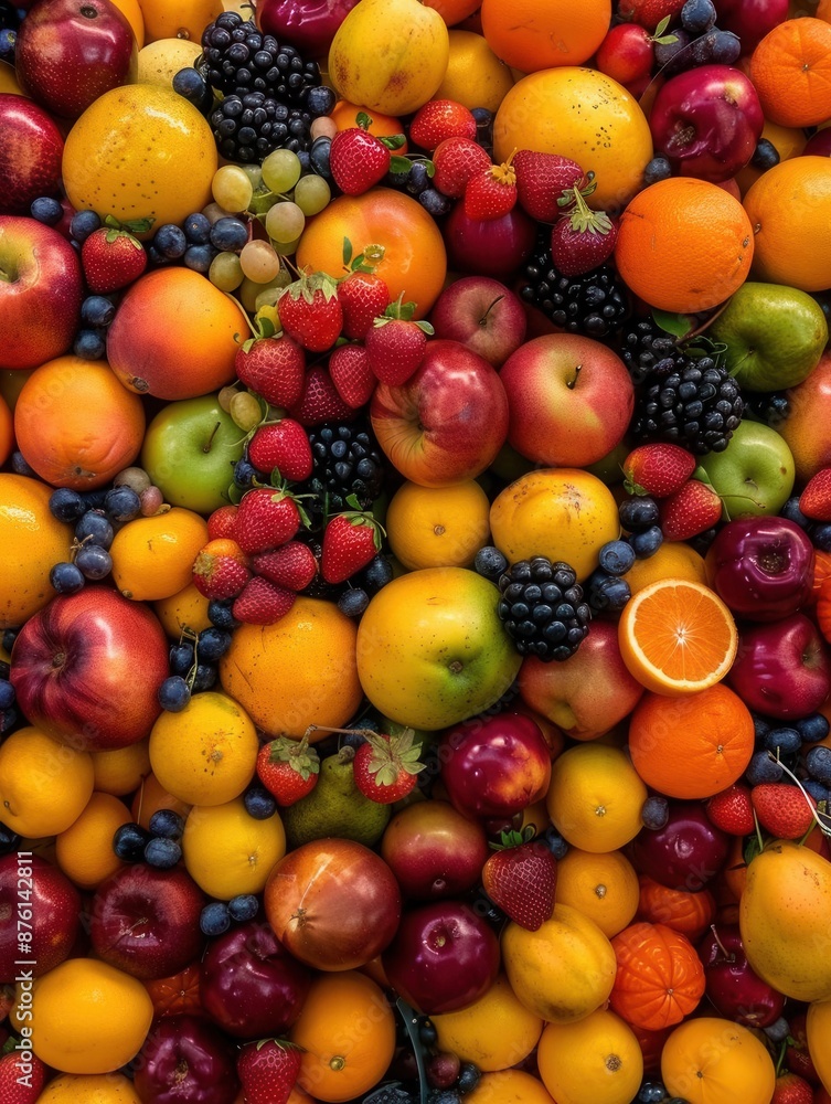Abundance of fresh fruits Abundance of fresh fruits