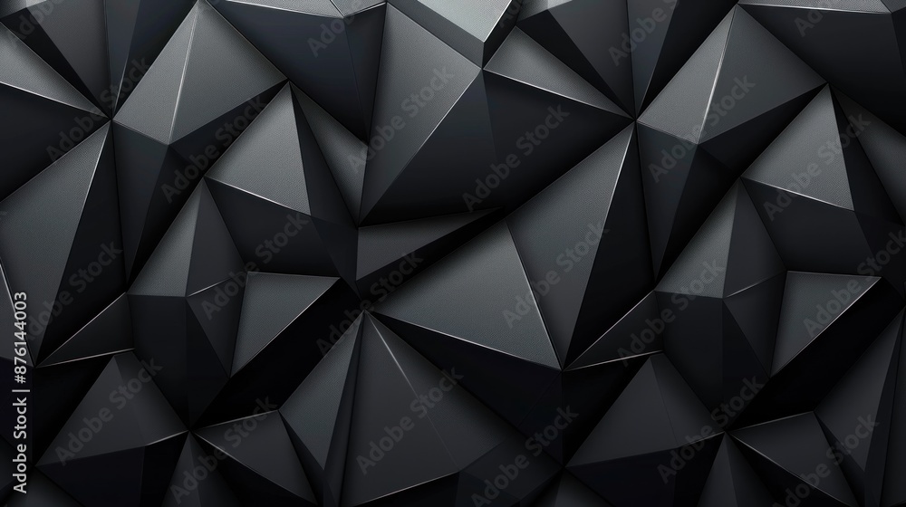 Abstract Geometric Black Triangle Pattern Abstract Geometric Black Triangle Pattern