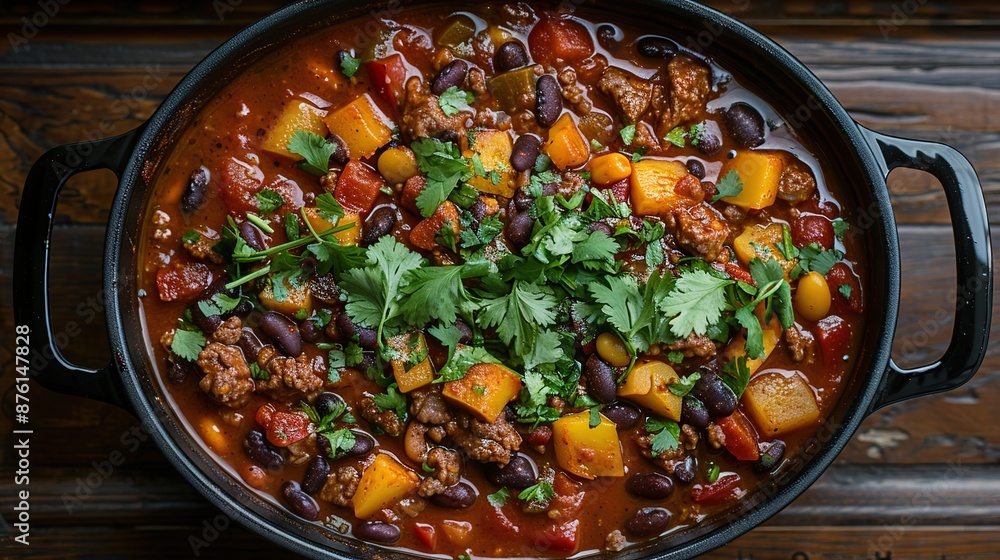 Hearty Chili with Black Beans and Beef Hearty Chili with Black Beans and Beef