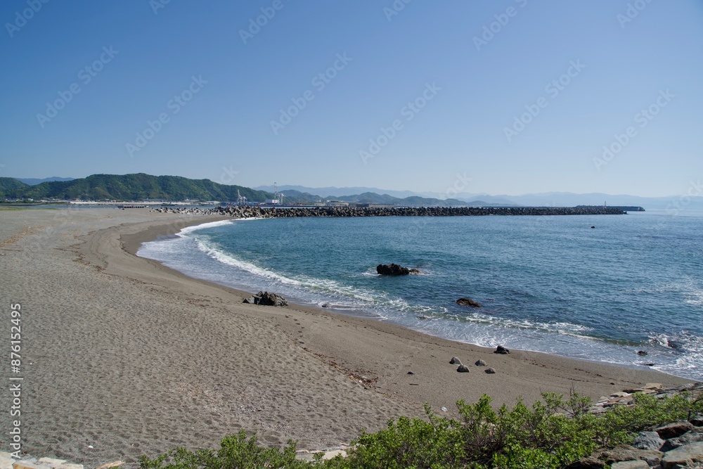 Scenery of Katsurahama Beach in May Scenery of Katsurahama Beach in May