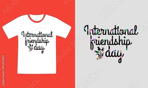 Happy friendship Day tshirts design 