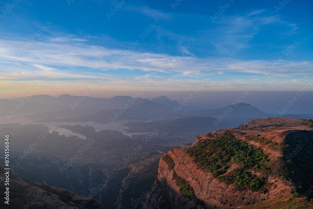 Fototapeta premium sunrise in the mountains