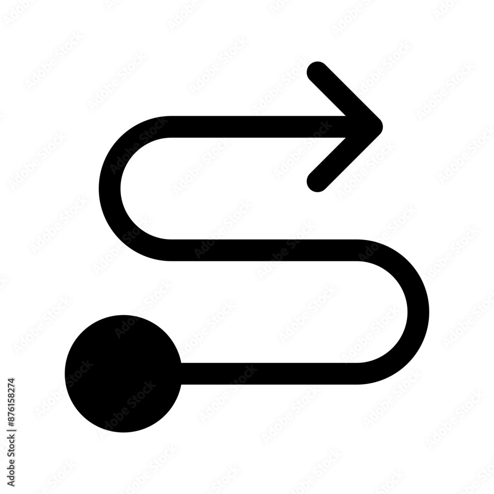 Route Icon Vector Symbol Design Illustration Route Icon Vector Symbol Design Illustration