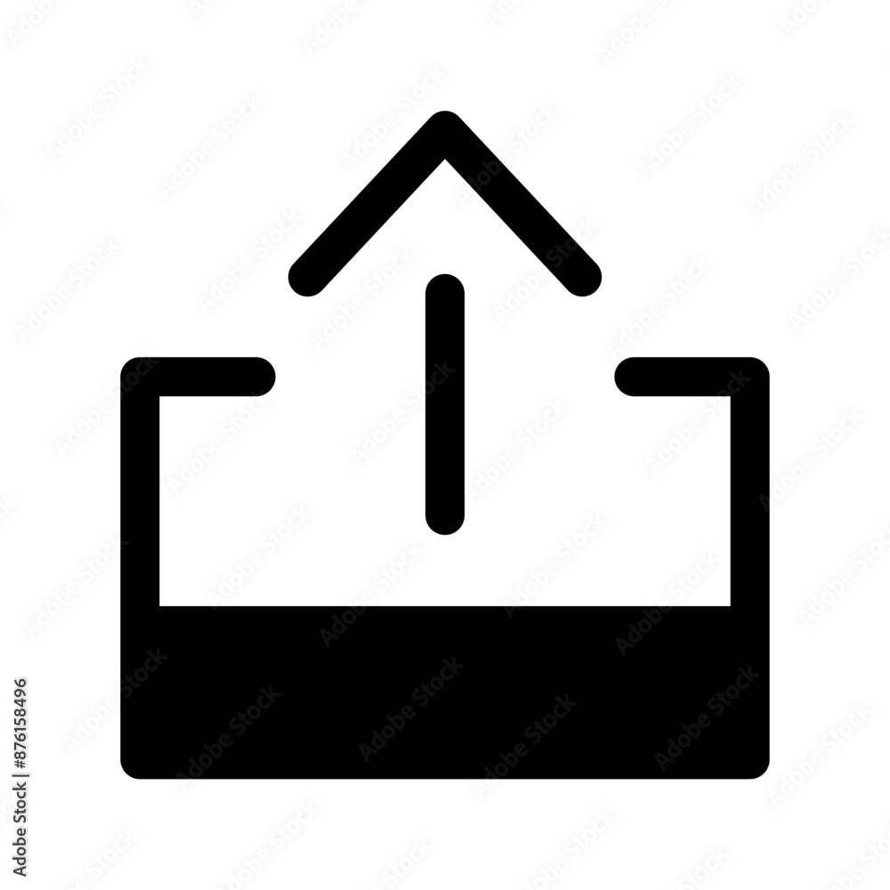 Upload Icon Vector Symbol Design Illustration Upload Icon Vector Symbol Design Illustration