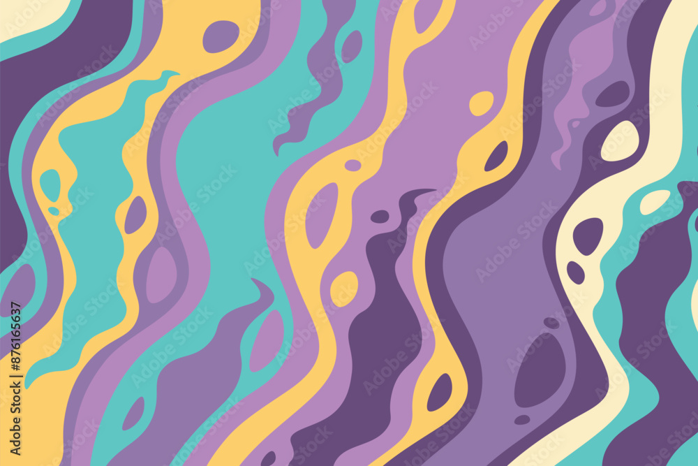 Psychedelic groovy background. Psychedelic groovy background.
