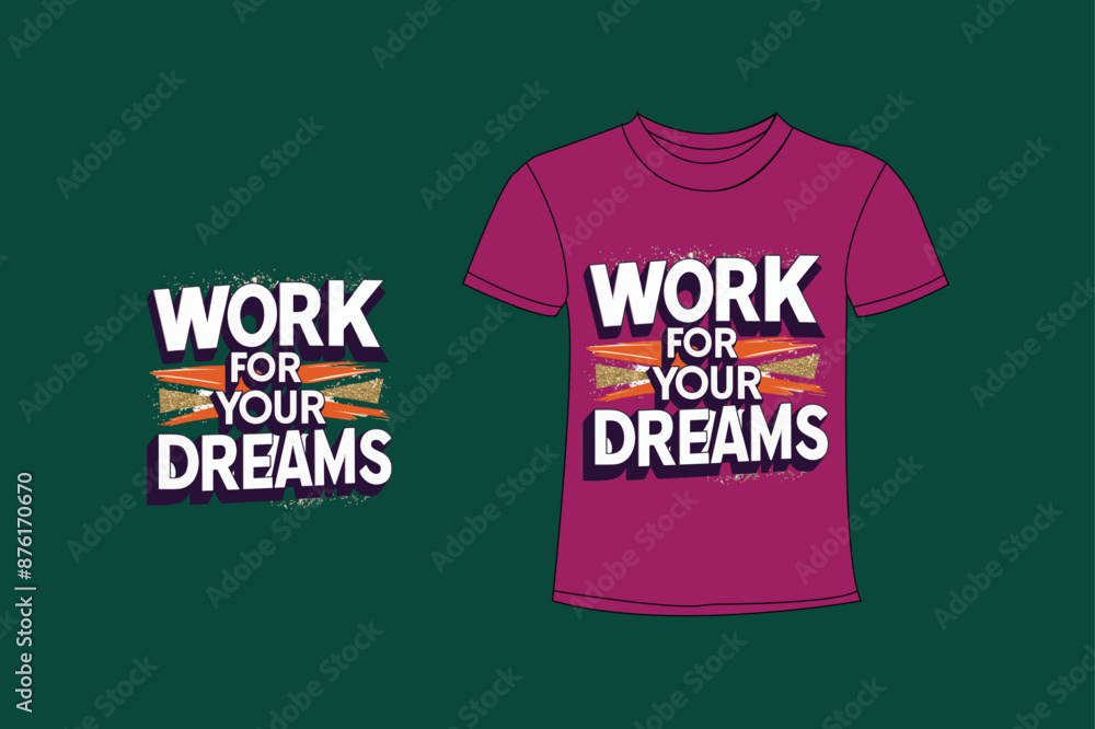 Motivetional typography t-shirt design Motivetional typography t-shirt design