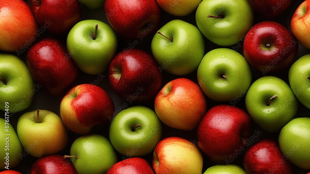 A variety of fresh and organic apples. A variety of fresh and organic apples.
