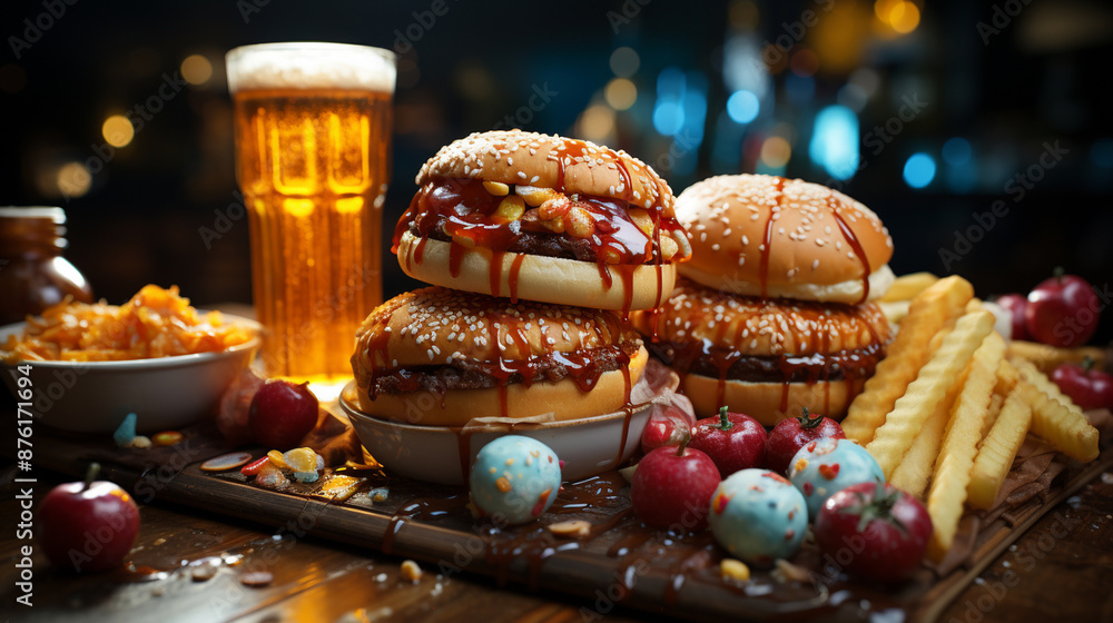 Foods enhancing the risk of cancer. Junk food Foods enhancing the risk of cancer. Junk food