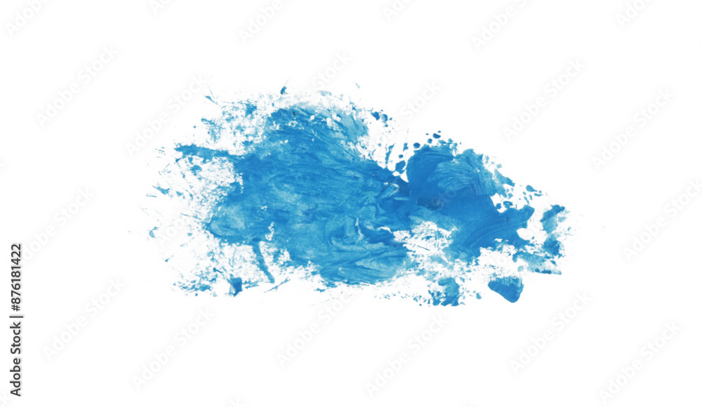 Blue watercolor paint brush stroke isolated on transparent background. watercolor png. Blue watercolor paint brush stroke isolated on transparent background. watercolor png.