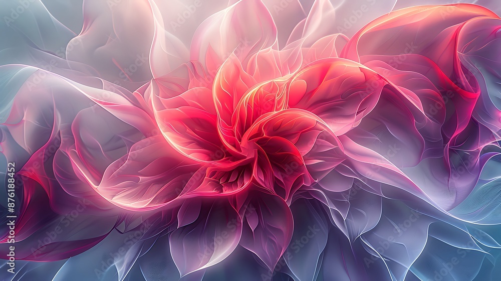 A geometric abstract background with a complex mandala design, transitioning from pink to purple to blue. A geometric abstract background with a complex mandala design, transitioning from pink to purple to blue.