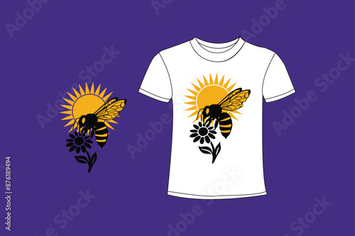 Bee t-shirt design