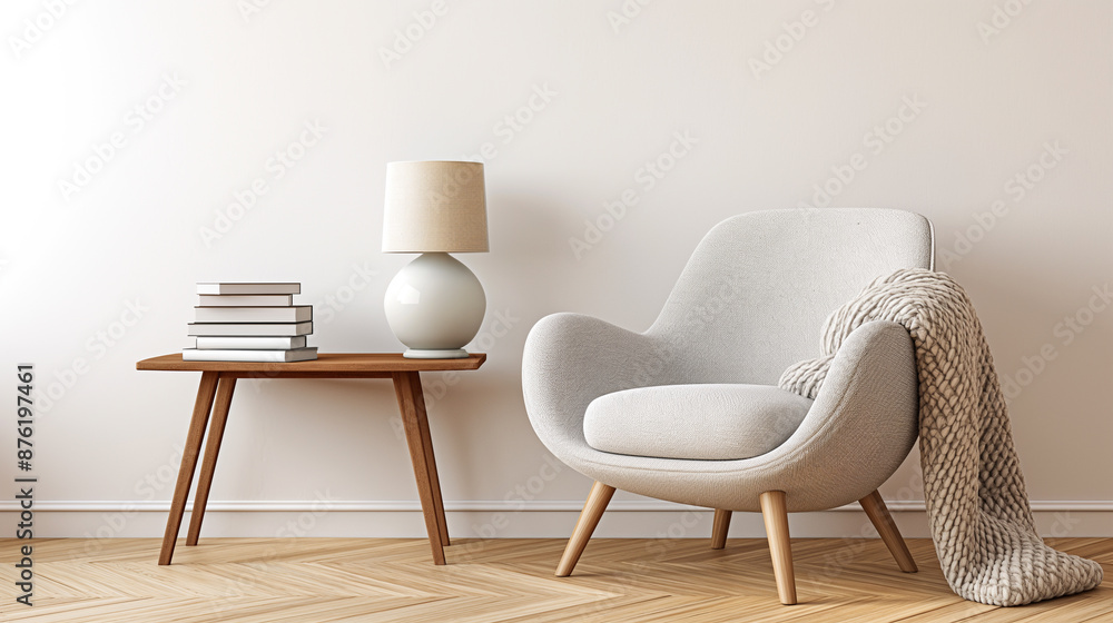 Fototapeta premium Modern vintage interior of living room