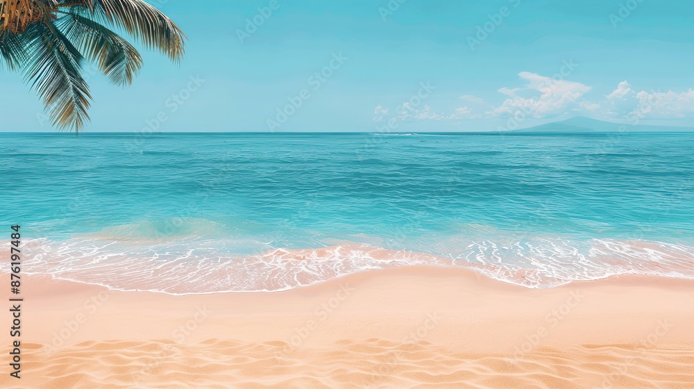 Illustrate the charm of beach scenes with colorful depictions of sunny shores and bustling promenades. Clean and Clear Color, Realistic Photo, , Minimalism, Illustrate the charm of beach scenes with colorful depictions of sunny shores and bustling promenades. Clean and Clear Color, Realistic Photo, , Minimalism,