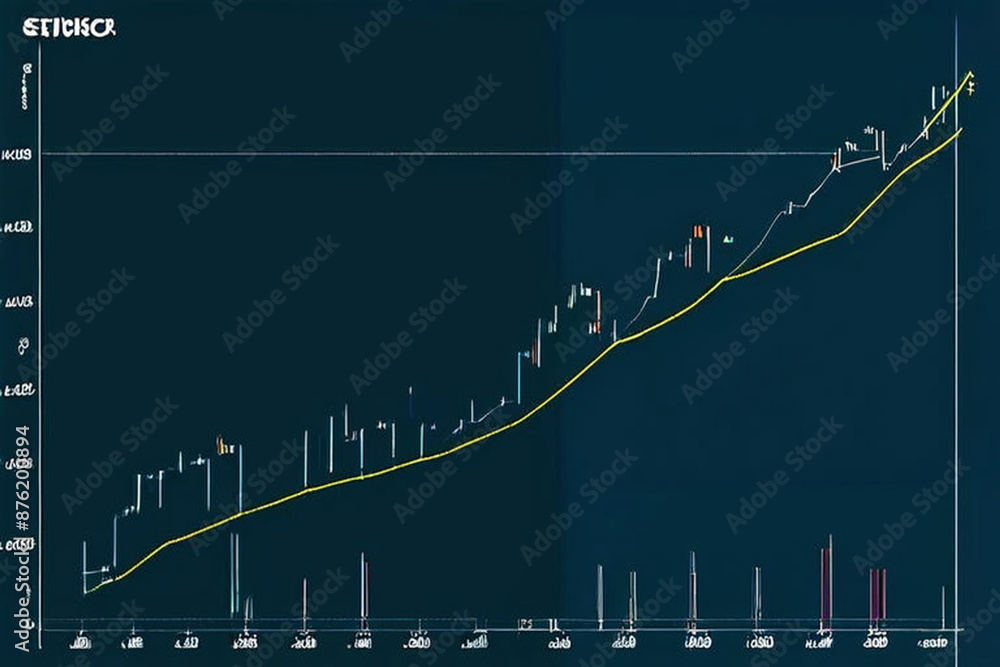 Naklejka premium graph